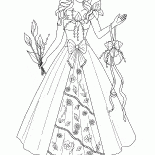 A princesa do reino de flores