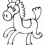 Cavalo de plástico