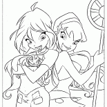 Bloom, Stella, e seu animal de estimação