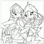Melhores amigas Winx