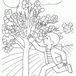 Menino com uma esfera