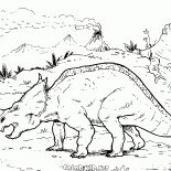 Centrosaurus está viajando o mundo