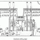 Khonsu Templo em Egipto