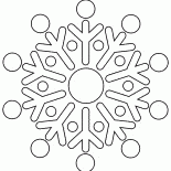 Delicado floco de neve