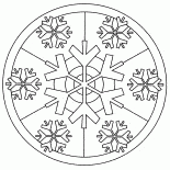 Vitrais de flocos de neve