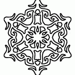 Floco de neve ornamento