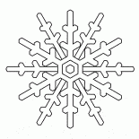 Floco de neve bonito