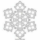 Floco de neve do Fractal