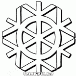 Floco de neve rodada