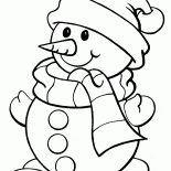 Chapéu do boneco de neve