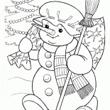 Presentes do boneco de neve