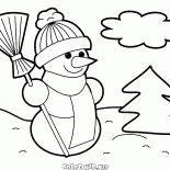 Guarda do boneco de neve