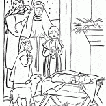 Salvador na manjedoura