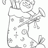 Um conjunto de presentes de Natal