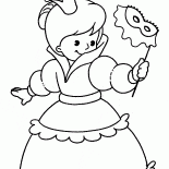 Ano Novo Princesa traje