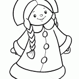 Natal traje Snow Maiden