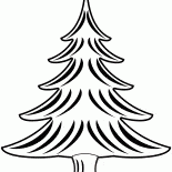 Árvore de Natal no inverno