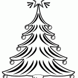 Incandescência ponta da árvore de Natal