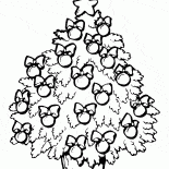 Árvore de Natal com brinquedos maravilhosos