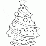Fantasia árvore de Natal decorada