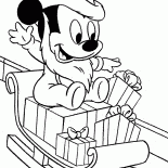 Mickey Mouse com presentes